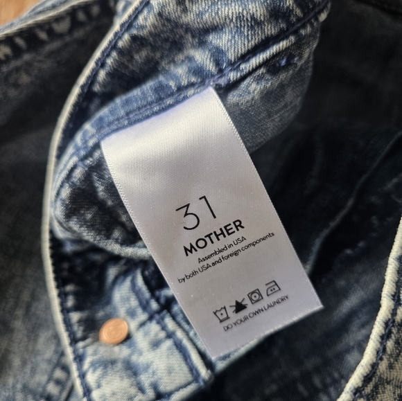 MOTHER Wrapper Patch Springy Ankle Jeans - Picture 5 of 9